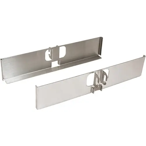 Dispensa Fineline Pantry Bracket Set 304 Stainless steel 355.6 mm 14" wide, 304 stainless steel, brushed Brushed