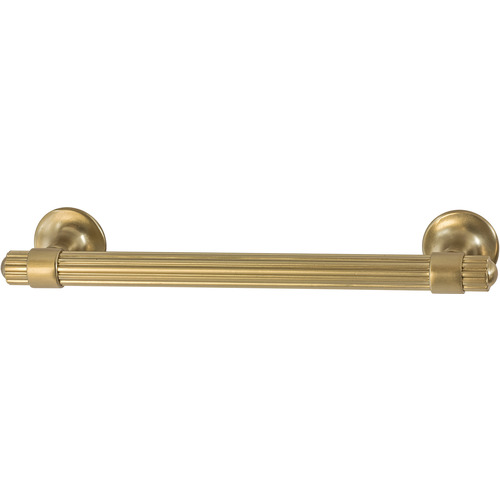 Handle, Zinc 128 159 x 35 mm Amerock Sea Grass Collection, golden champagne, 128 mm CTC satin-finish