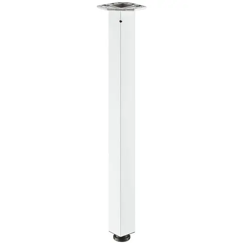 Table Leg, Square, diameter 60 mm Steel White steel White