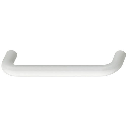 Handle, Polyamide 128 141 x 38 mm HEWI, Dim. A: 141 mm, dim. B: 38 mm, dim. C: 128 mm, glossy pure white Pure white, glossy