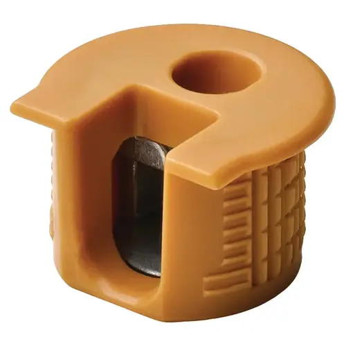 Connector Housing, Rafix 20 System, without Ridge, Plastic 9.5 mm 12.7 mm +1.5 mm 19 mm without with Tightening Element, For wood thickness 19 mm, candlelight Orange