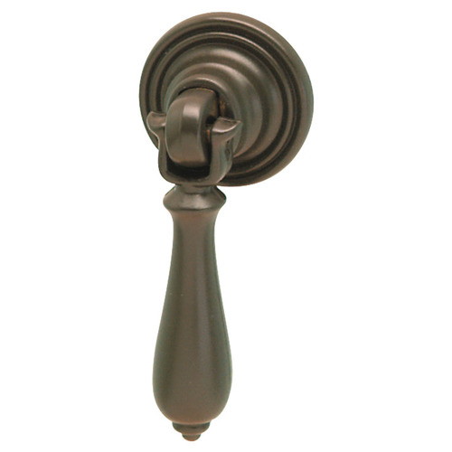 Pendant Handle, Zinc Charleston Collection, Dark oil-rubbed bronze Black, oil rubbed dark bronze