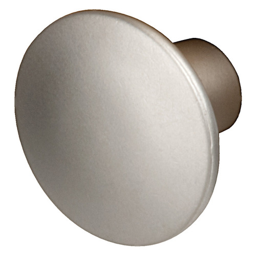 Knob Zinc alloy, matt, Nickel plated, Height: 22 mm, Knob diameter: 32 mm Nickel plated, matt