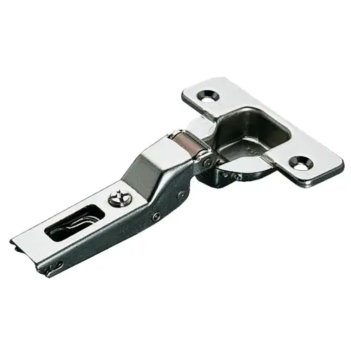 Concealed Hinge, Salice PUSH, 110 degree Opening Angle, Self Opening, Half Overlay for screw fixing Screw mounting, model C2PPG99 Nickel plated