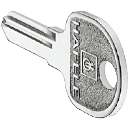 Hafele 210.11.080 Key Blank, Steel SYMO 3000, Nickel-plated Nickel plated