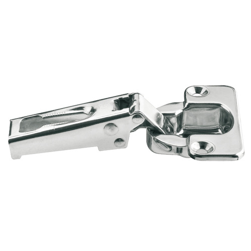 S-Series Concealed Hinge, Opening Angle 100 degree , Full Overlay For increased requirements on corrosion, straight hinge arm polished