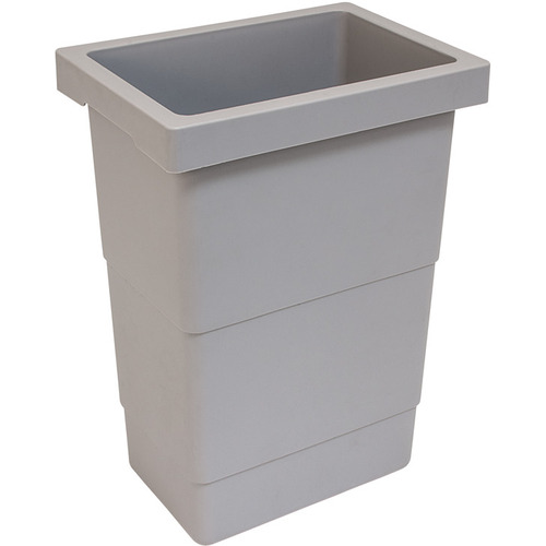 2.5 Liter Replacement Waste Bin, for Hailo Euro Cargo Capacity 2.5 L, plastic, Light gray Light gray