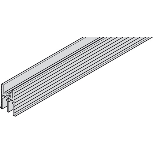 Double Guide Track, in Door at Bottom 21 x 30 mm (WxH) 11' 5 13/16" length: 3,500 mm blank