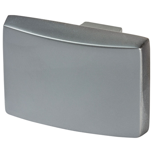 Knob, Elite Zinc alloy, Slate gray, Length: 39 mm, Width: 28 mm, Height: 26 mm Slate gray