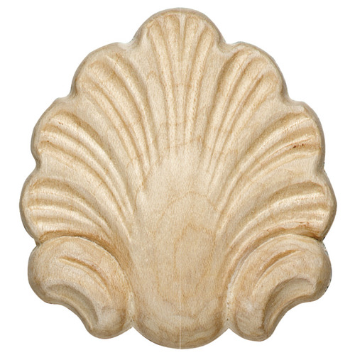 Onlay, Shell 2 1/2" X 2 3/4" (W X H) Maple Maple Maple