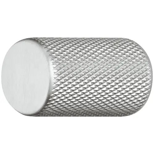 Knob, Trend AluminumStainless steel colored, Height: 28 mm, Knob diameter: 17 mm Stainless steel colored