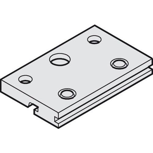 Mounting Plate, for Single Running Track for Hawa Aperto 60/H/GL