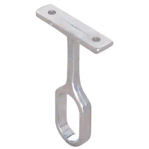 Surface Mount Center Bracket, for Oval Wardrobe Tubes Chrome plated Chrome plated