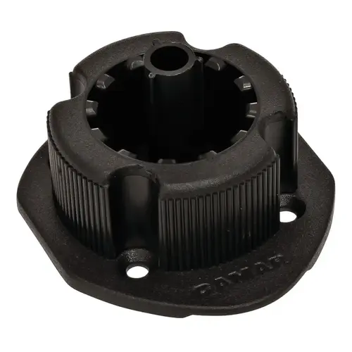 Mounting Socket Pound in dowel - diameter 15 mm Press-fit, 15 mm version with pound-in dowel Black