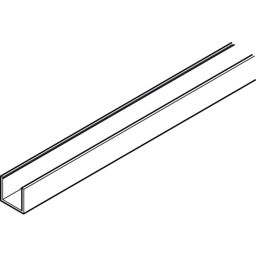 Lower Guide Channel, Aluminum, Anodized 6' 6 3/4" Al Fresco Summit, Length: 2 m (6' 6 3/4")