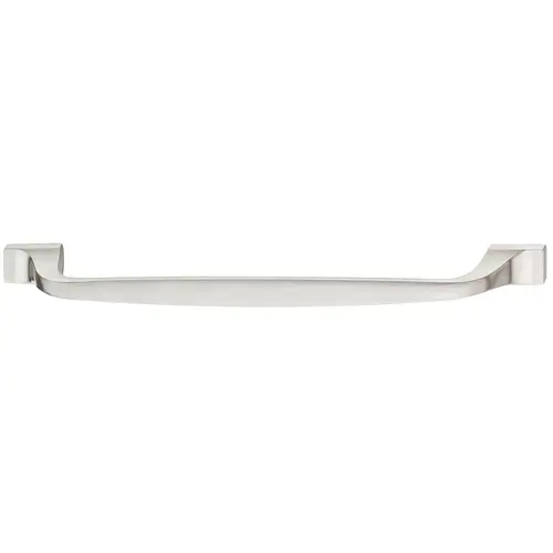 Handle, Brass 96 135 x 27 mm M4 Beaulieu Collection, Stainless steel coloured, hole spacing: 96 mm Stainless steel colored