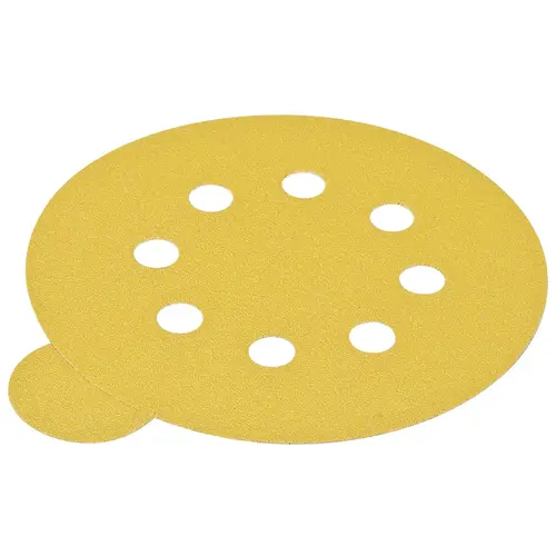 Abrasive Paper Disc, 5" Aluminum Oxide, PSA, 8 Holes P100 P100