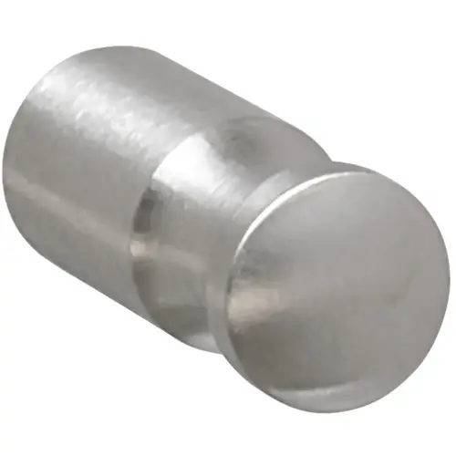 Knob Stainless steel, matt brushed, Height: 30 mm, Knob diameter: 12 mm matt brushed