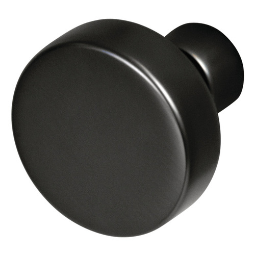 Knob, Zinc Zinc alloy, Slate gray, Diameter: 28 mm, Knob diameter: 28 mm Slate gray