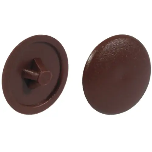 Cover Cap, Plastic, for countersunk head with PZ 2 cross slot drive Plastic, PZ2 Cross Slot, Brown RAL 8007, diameter 12 mm Fawn brown, RAL 8007