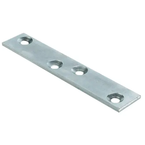 Mending Plate, with 4 Screw Holes 60 x 15 mm 28 mm 50 mm Length: 60 mm Zinc-plated