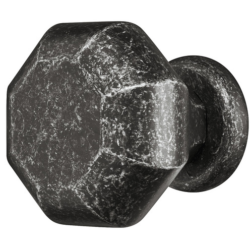 Knob Zinc alloy, Pewter effect, Height: 35 mm, Knob diameter: 37 mm Pewter effect