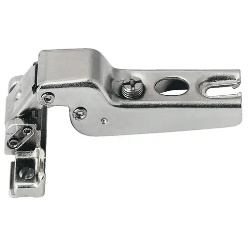 Aluminum Frame Door Hinge, Hafele Metallamat A, half overlay/twin mounting, opening angle 110 degree Nickel-plated steel matt, Nickel plated