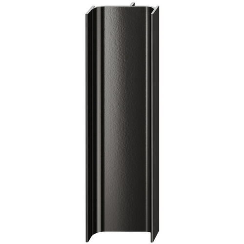 Vertical Profile, Aluminum, 2500 mm Length Passages Collection, Black Black, glossy, powder coated