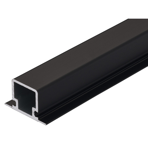 Rails, Smartcube Shelf System 29 mm With support on both sides, black Black