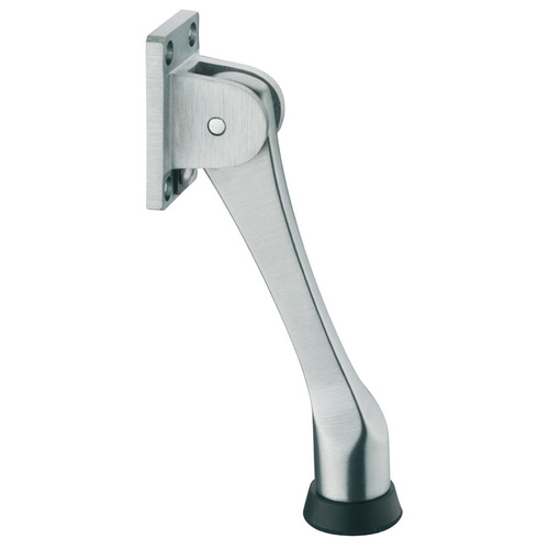 Door Holder, Heavy Duty Kick Down LH289 Satin-finish, chrome plated