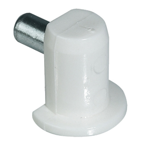 Shelf Support, diameter 5 mm For Shelf Thickness > 18mm White