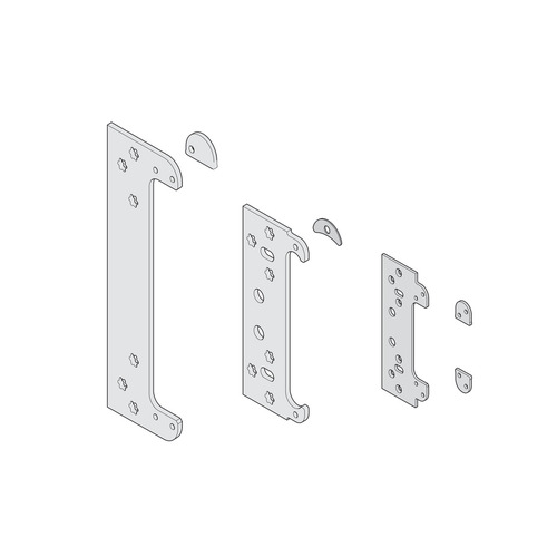 Mounting Plate, for Simonswerk TECTUS TE 541 3D FVZ FZ/1 concealed mortice hinge TE 541 3D FVZ FZ/1 Zinc plated