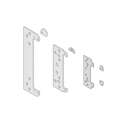 Mounting Plate, For Simonswerk TECTUS TE 540 3D FZ/1 concealed mortice hinge TE 540 3D FZ/1 Zinc plated