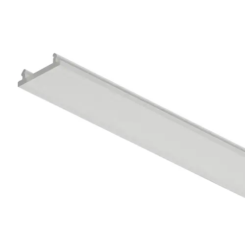 Diffuser, Hafele Loox5 for profiles 2101 60 - 70 % width (1/2") 13 mm, Length: 2500 mm, white opal opal