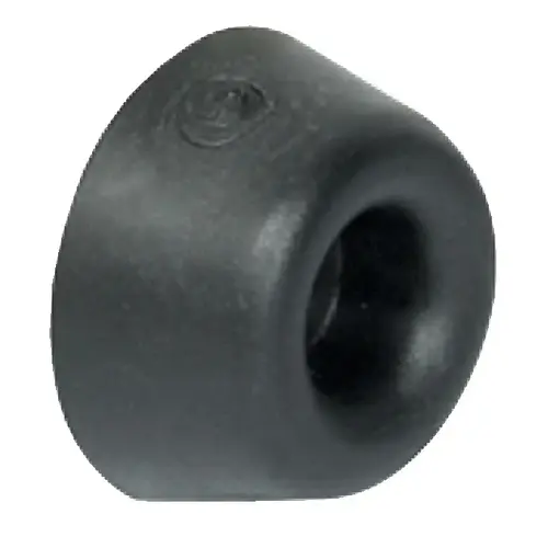 Wall Buffer, For Hangar Infront For screw mounting to stud or jamb, Black Black