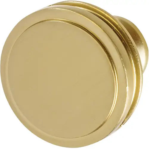 Knob, Oberon, BP36603BBZ 30 mm 35 mm Zinc alloy, Gold colored, Height: 30 mm, Knob diameter: 35 mm Gold colored