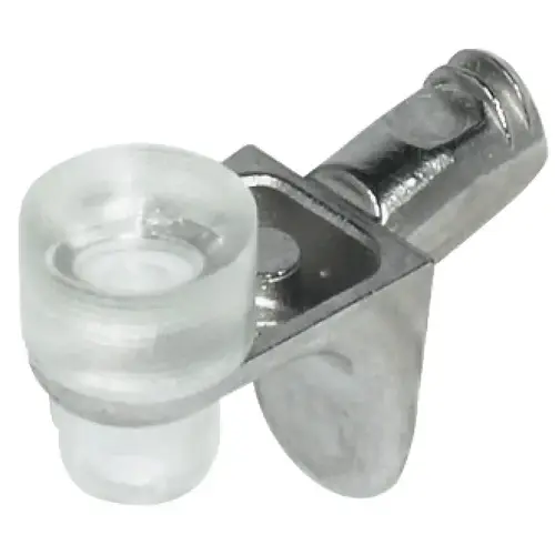 Shelf Support, diameter 5 mm With twin grooves, Nickel-plated Nickel plated