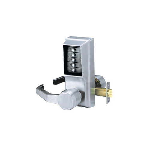 Simplex LL101126D Left Hand Mechanical Pushbutton Lever Lock Combination Only, 2-3/4" Backset Satin Chrome Finish