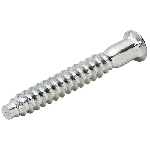 Confirmat Connector, Self-Countersinking, with Tapered Tip PZ cross slot Shank diameter 7 mm, Head diameter 10 mm, Pozi Drive Size 3, Length 50 mm Zinc plated