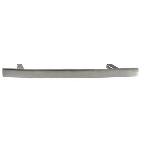 Handle, Zinc 128 198 x 13 mm Amerock Cyprus Collection, satin nickel, 128 mm CTC Nickel plated, satin-finish