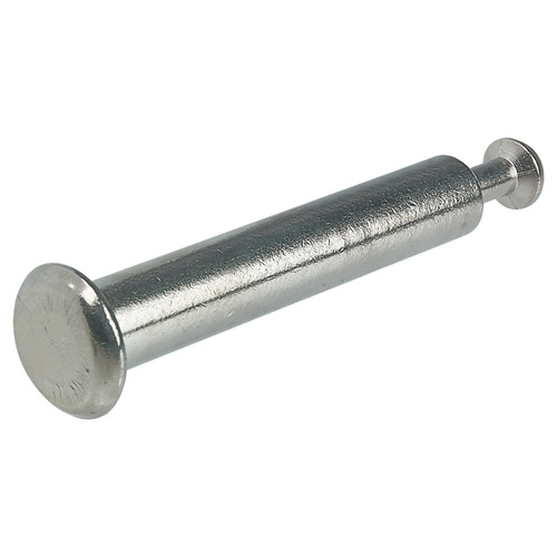 Capped Bolt, Hafele Minifix system, bolt hole 8 mm 34 mm for 8 mm holes, Side Panel Thickness W: 19 mm, Drilling Dimension B: 34 mm, Bronzed burnished