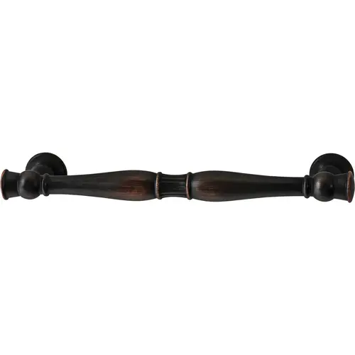 Handle, Zinc 128 154 x 37 mm Amerock Crawford Collection, oil-rubbed bronze, 128 mm CTC Gold colored, oil rubbed bronze, satin-finish