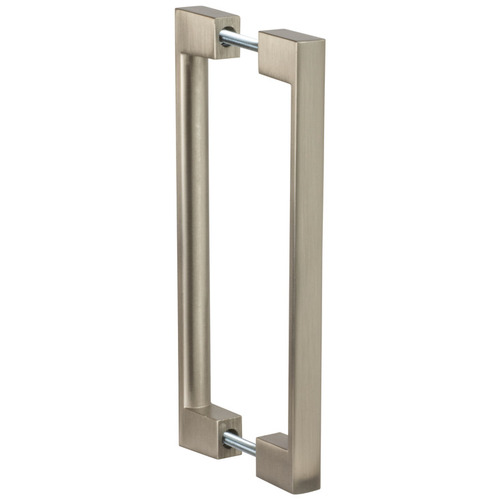 Door Pull, Stainless Steel Matt, Back to Back CTC: 192 mm