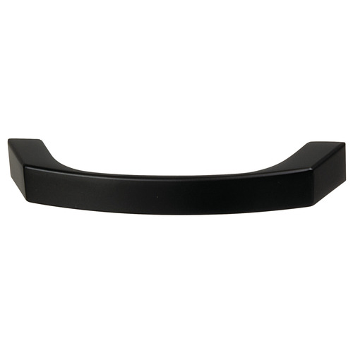 Handle, Zinc 128 141 x 24 mm Premise Collection, Matt black, 128 mm CTC Black, matt