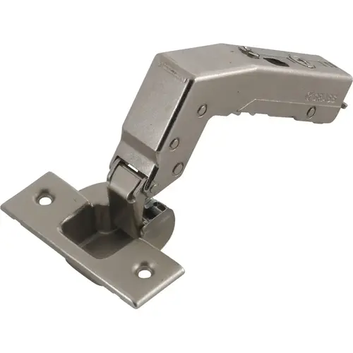 Concealed Blind Corner Hinge, Grass TIOMOS, 110 degree Opening Angle, Overlay Mounting Screw fixing cup,, Self close, press-fit, model F045138483223