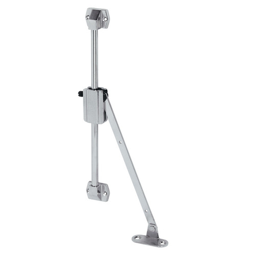 Hafele 365.55.645 Flap Stay, Star Stop with Brake, Without magnet 460 mm Min. 18" right Min. internal cabinet height: 18", mounting: Right hand Nickel plated