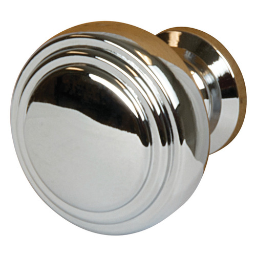 Knob, Winsome, BP3676526 Zinc alloy, polished, Chrome plated, Height: 30 mm, Knob diameter: 32 mm Chrome plated, polished