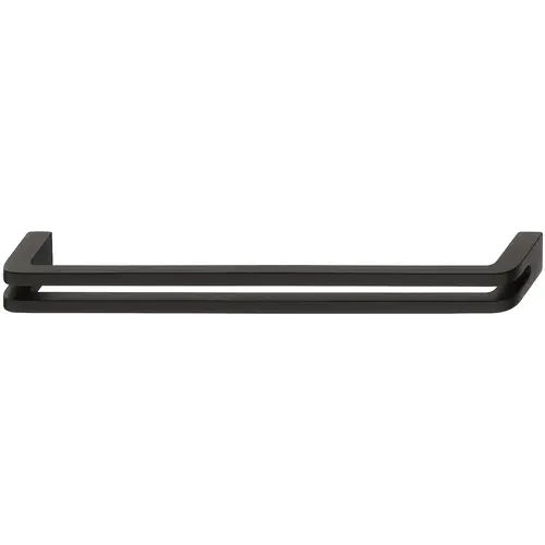 Handle, Zinc 160 170 x 28 mm Studio Collection, Black, 160 mm CTC Traffic black, RAL 9017, lacquered, matt