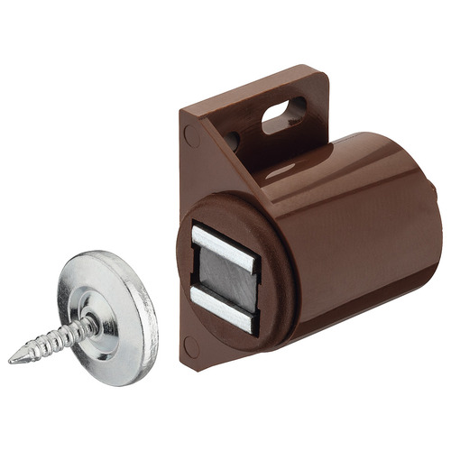 Magnetic Catch, 3-4 kg Pull Housing for screw fixing, Brown Brown