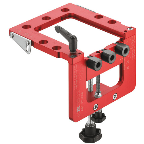 Drilling Jig, Basic, Red Red, Anodized, Anodized